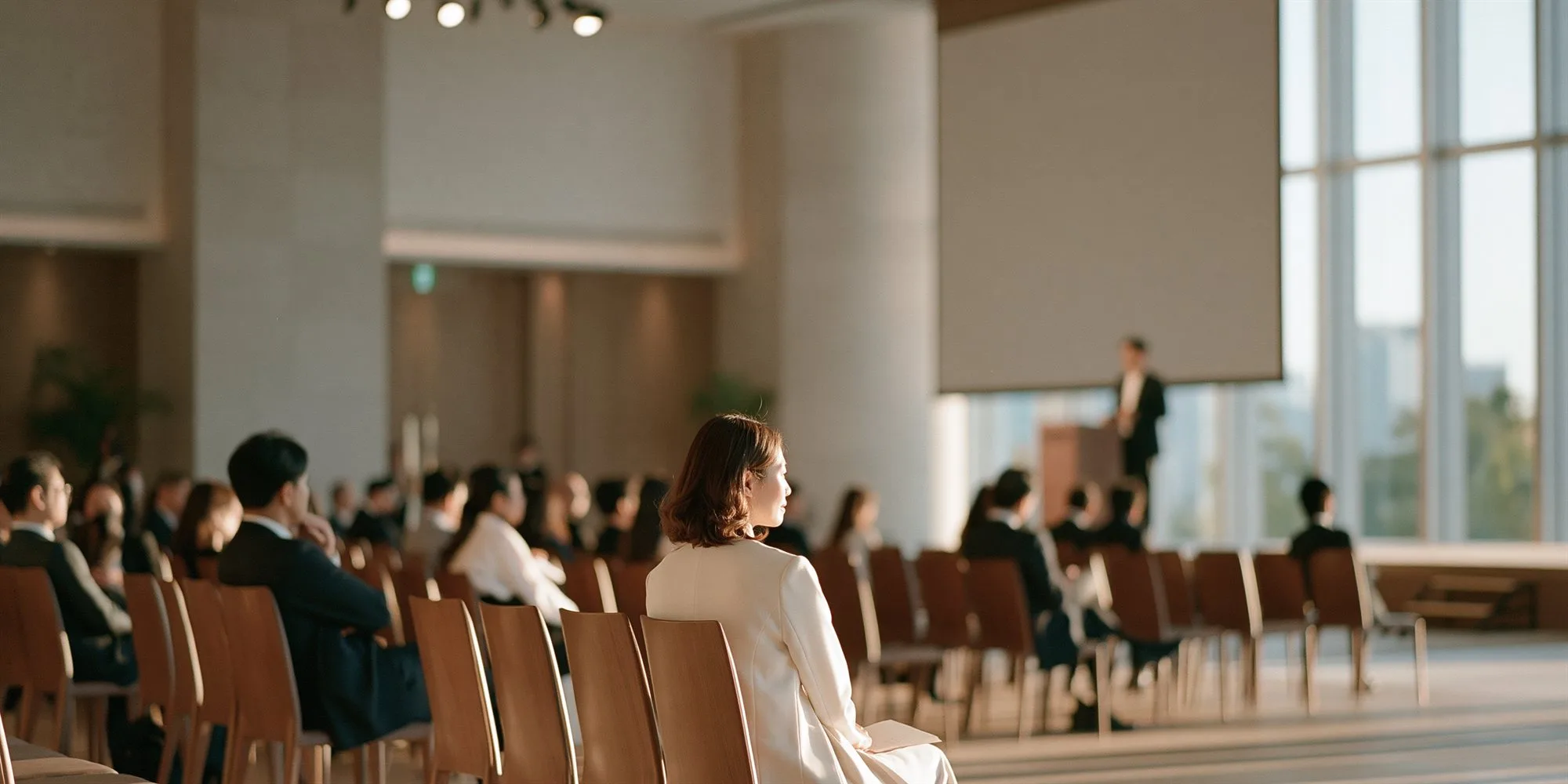 A Hong Kong business event setting