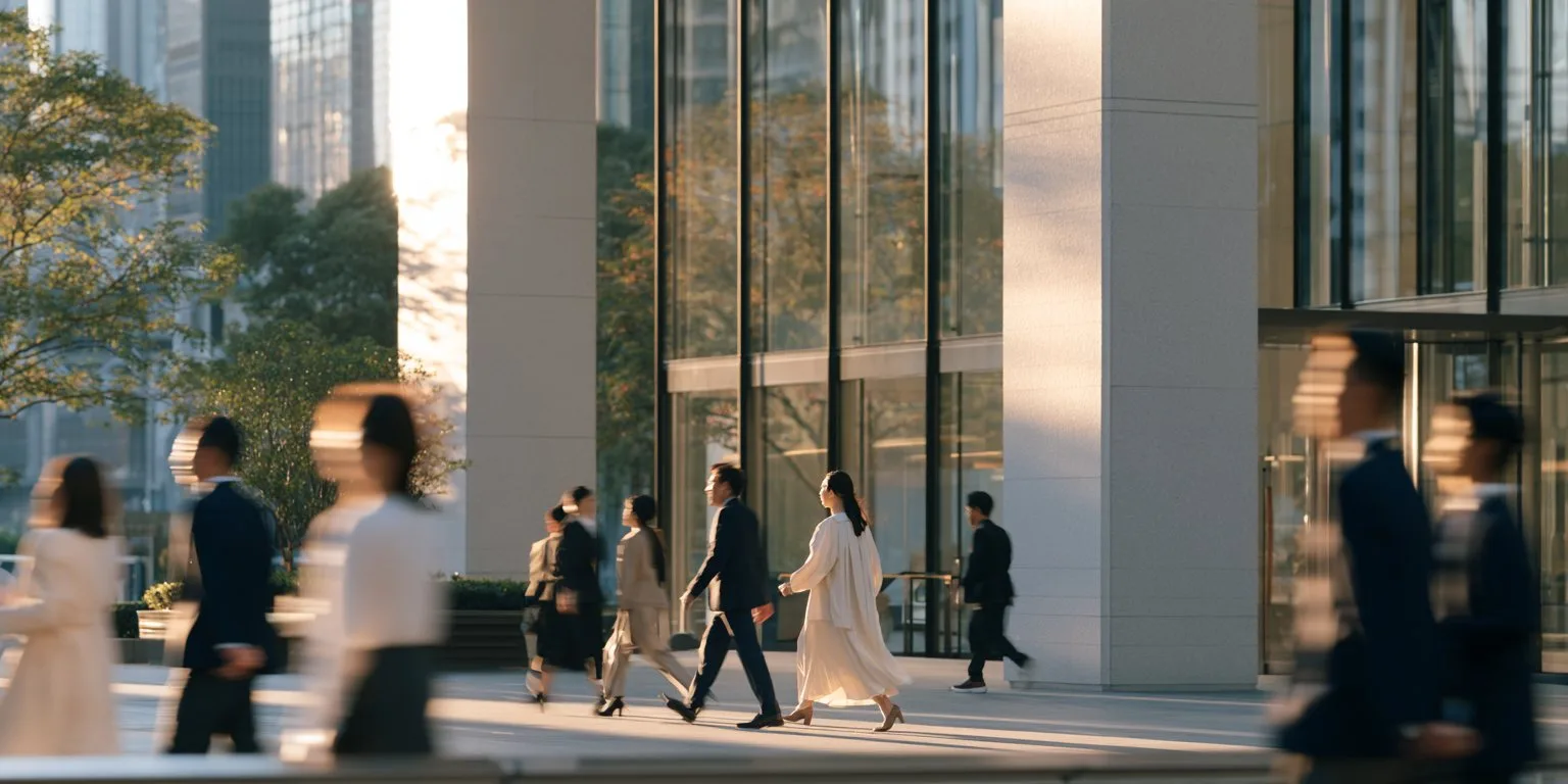 Advisers reviewing commercial risk across an office