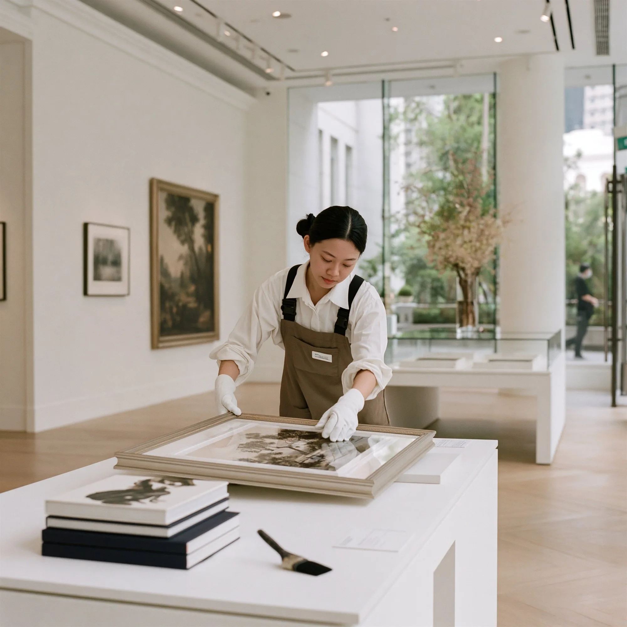 A private collection within a residence